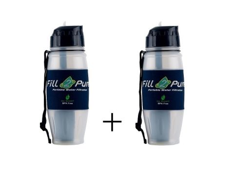 28 oz Travel Safe ADVANCED Filter Bottle x 2 Bundle (Save 5%)