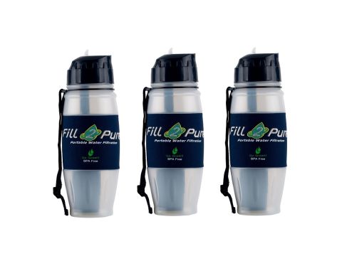 28 oz Travel Safe ADVANCED Filter Bottle x 3 Bundle (Save 7%)