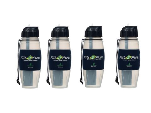 28 oz Travel Safe ADVANCED Filter Bottle x 4 Bundle (Save 10%)