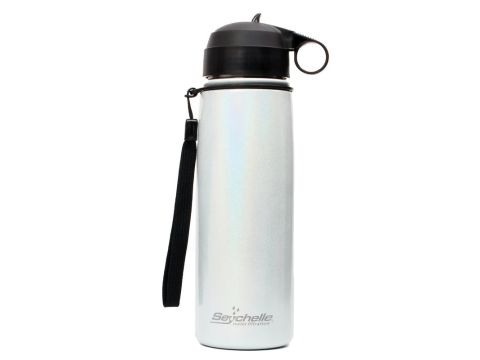 pH ALKALINE FILTER Stainless Drink Bottle - Pearl White (26oz)