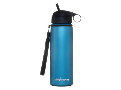 pH ALKALINE FILTER Stainless Drink Bottle - Metallic Blue (26oz)